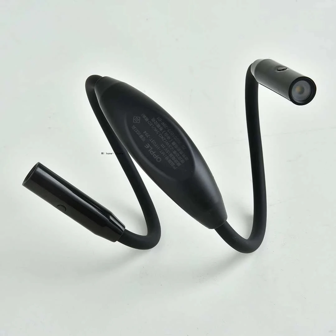 Купить Лампа для чтения Xiaomi YOUPIN 4000K теплый белый свет USB Перезаряжаемый ночной Гибкая лампа переносной фонарик кровать для спальни книга две модели