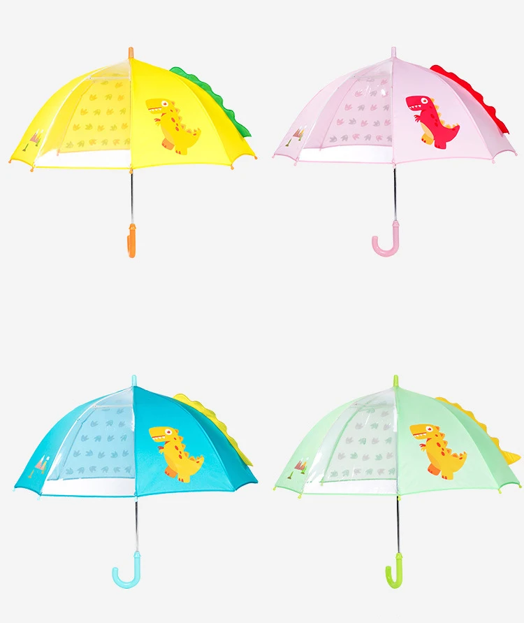 Зонт с динозавром для детей, Paraguas Guarda Chuva, зонтик Ombrello Parapluie Enfant Sombrilla Paraguas, Прозрачный детский зонт