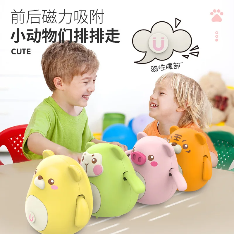 

Magnetic Swinging Chick Animal Electric Will Run Magnetic Duck Squad Boys and Girls Toys