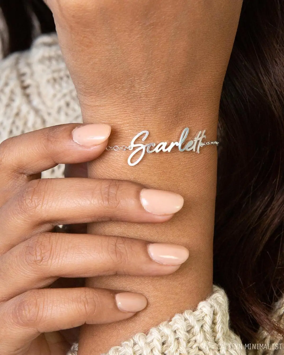 

Personalized Name Bracelet Personalized Gold Color Stainless Steel Bridesmaid Gifts Custom Nameplate Bracelet Femme Jewelry