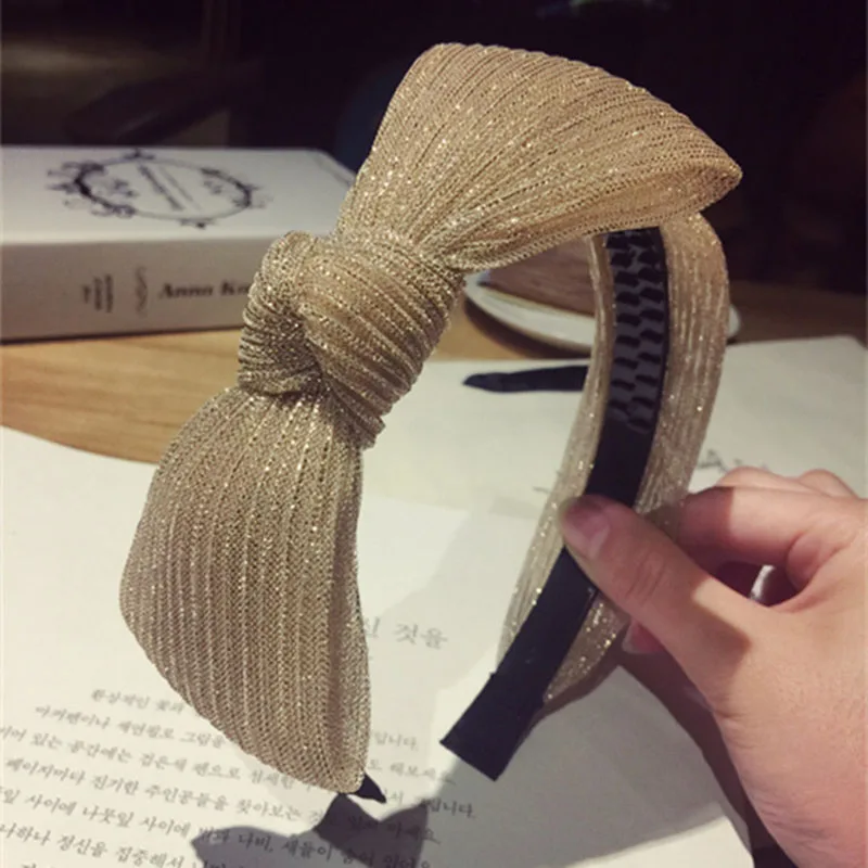 Новое поступление Fold Hairband для женщин широкий обруч волос повязки на голову