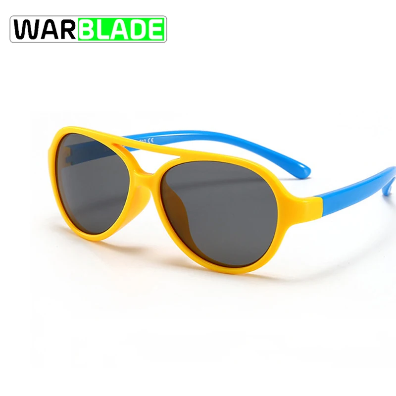 Модные Детские поляризованные солнцезащитные очки WarBLad UV400 для мальчиков и