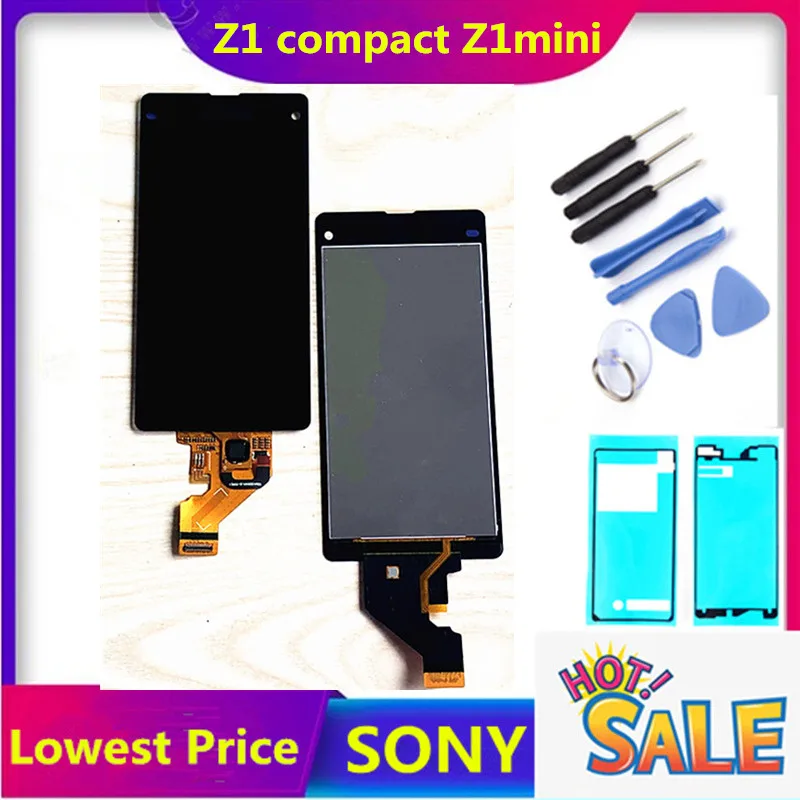 

ЖК-дисплей ERILLES для SONY Xperia Z1 compact, дигитайзер сенсорного экрана для SONY Xperia Z1mini, сенсорный экран D5502, D5503, M51W