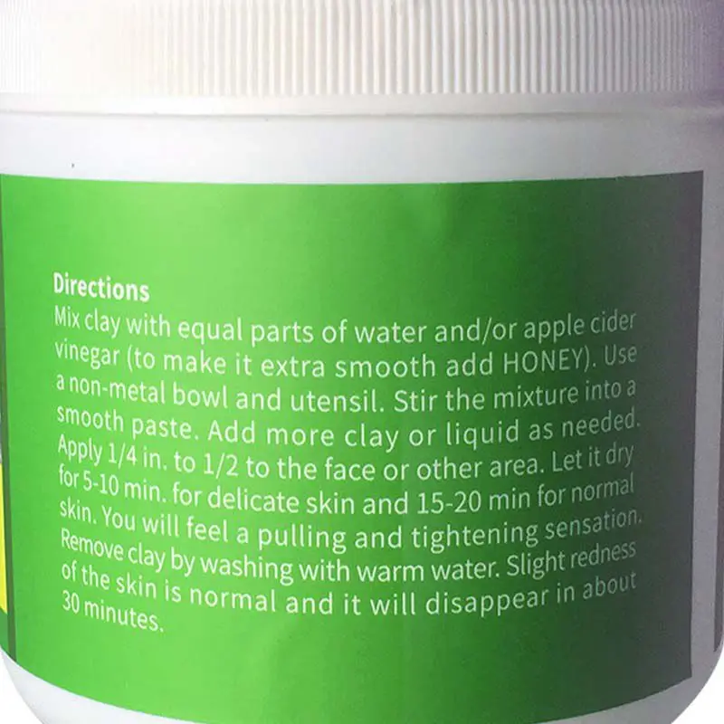

MELAO Indian Healing Bentonite Detox Clay, 100% Natural Powder, Face, Body Deep Pore Cleansing