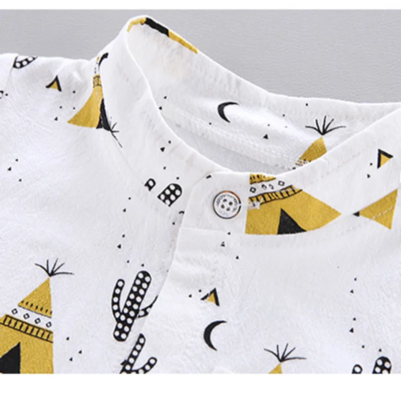 Новинка летняя одежда для маленьких мальчиков и девочек детская Модная