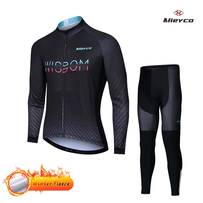 

Winter Thermal Fleece Cycling Jersey Set Man 2 Pieces Mountian Bike Outdoor Clothing Racing MTB Suit Acessórios Para Bicicletas