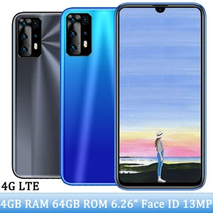 android 7 0 note 9 4g lte 6 26 4g ram64g rom global smartphone face id mobile phones frontback camera celulares 13mp unlocked free global shipping