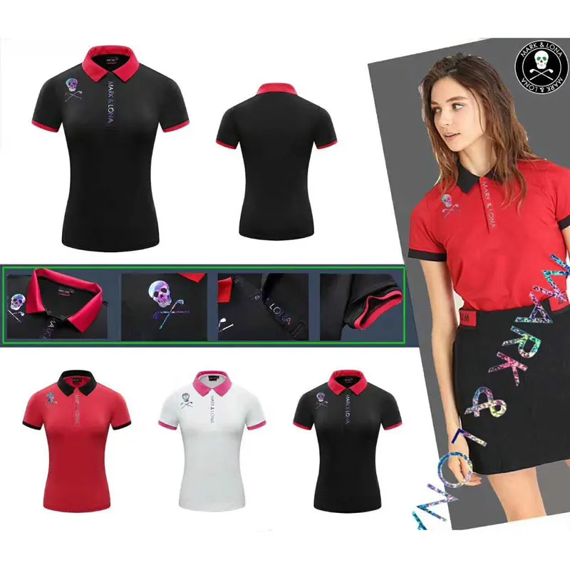

Women New Short Sleeve Golf T-shirts Mapk&lona Sports Shirt S-xxl Leisure Sports Golf Clothes Free Shipping