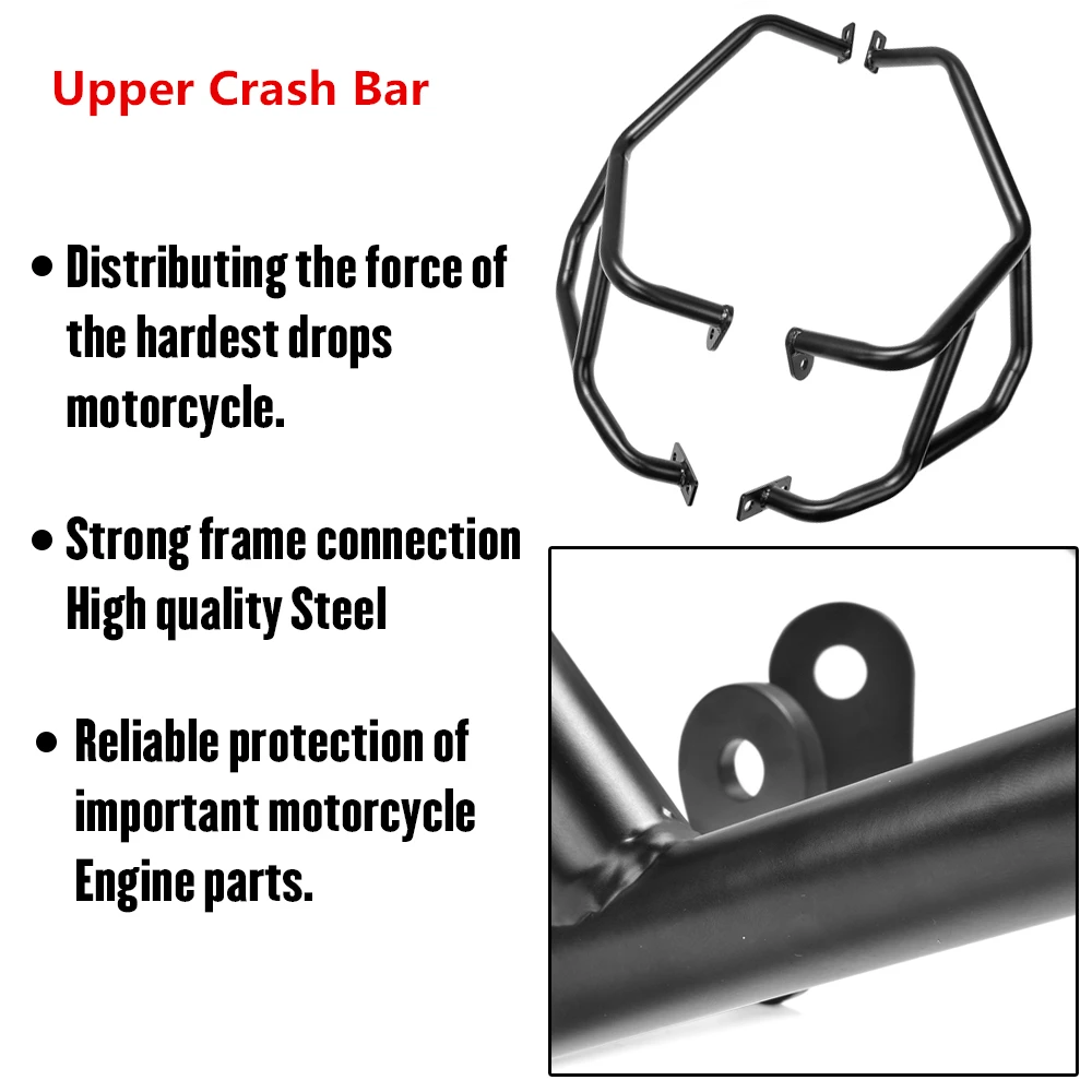 Верхняя и нижняя защита двигателя мотоцикла TRK251 бампер протектор камеры