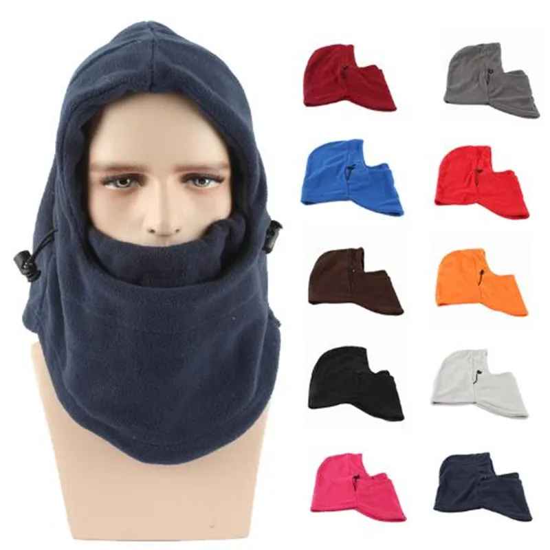 

Winter Windproof Hiking Caps,Men Warm Thermal Fleece Balaclava Face Beanies,Ski Bike Motorcycle Neck Warmer Unisex Helmet Hat