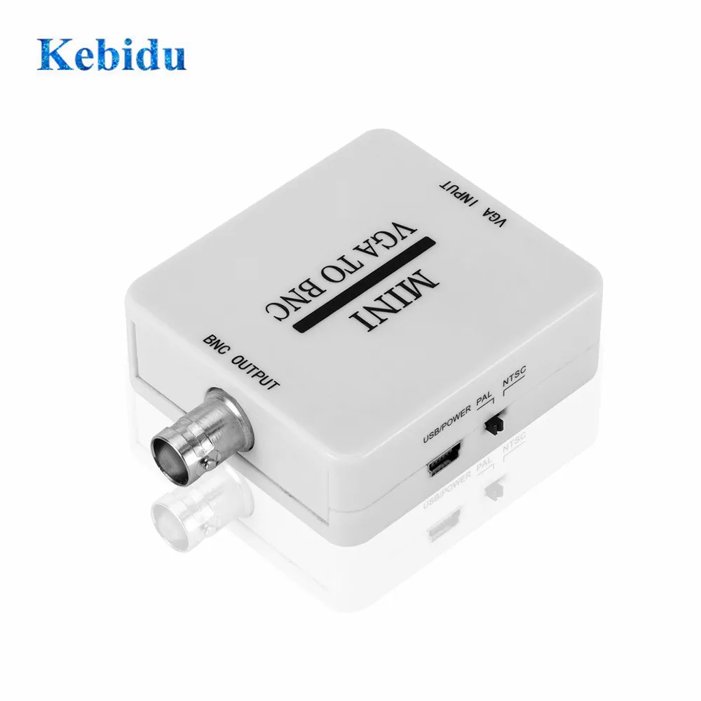 KEBIDU цифровой коммутатор Конвертор коробка HD VGA к адаптер BNC конвертор для HDTV