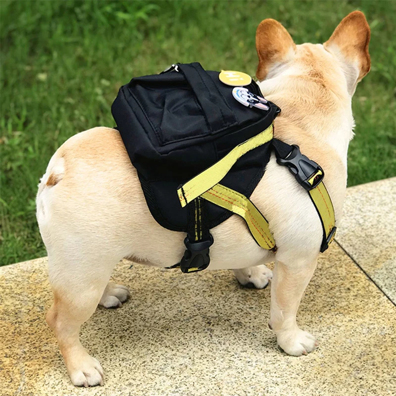 Yellow Backpack Only Собачий поводок для малых для собак для домашних животных для кошек рюкзак для собак школьная сумка Жгут LC0149 - Цвет: Yellow Backpack Only