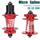 Koozer XM490 микро-Сращивание 12 Скоростей, велосипедные подшипники, магнитные кубики 283236, отверстия для M6100 SHIMANO MS XD