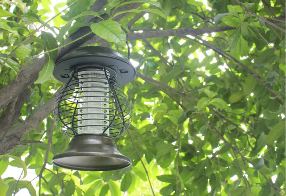 

Summer Garden Killer Mosquito Repellent Lamp Solar Powered Portable Electric Mosquito Lamp Solar Bug Mosquito Killer Lamps