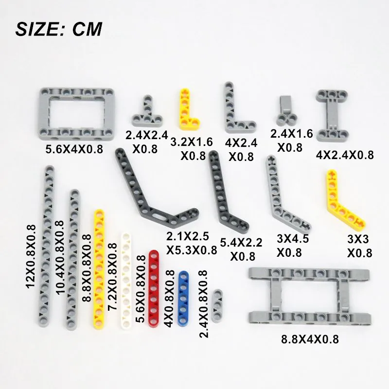 628 шт высокое качество строительные блоки кирпич технические Запчасти балка мост