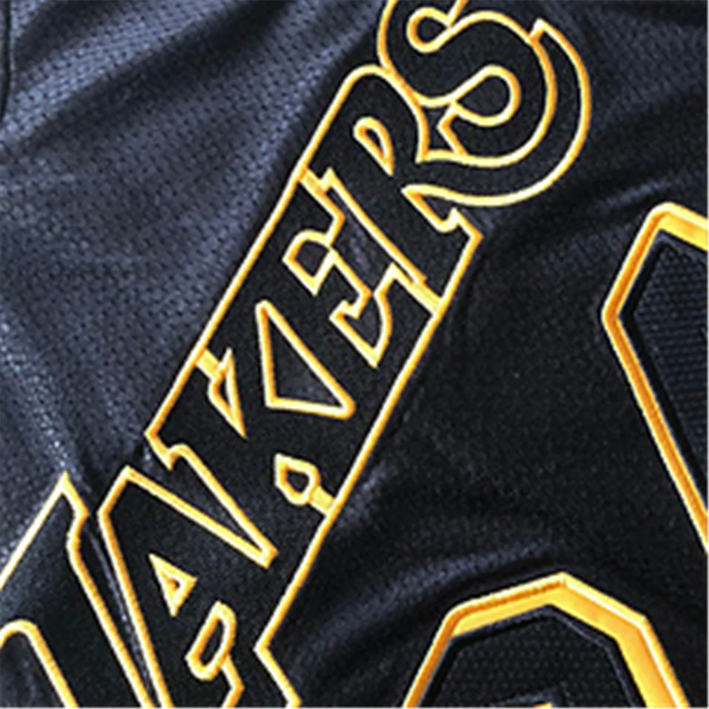 

New Arrival Basketball Jersey For Men Density Embroidery Jersey Black Color T-Shirts Sportswear Training Wear Free Shipping