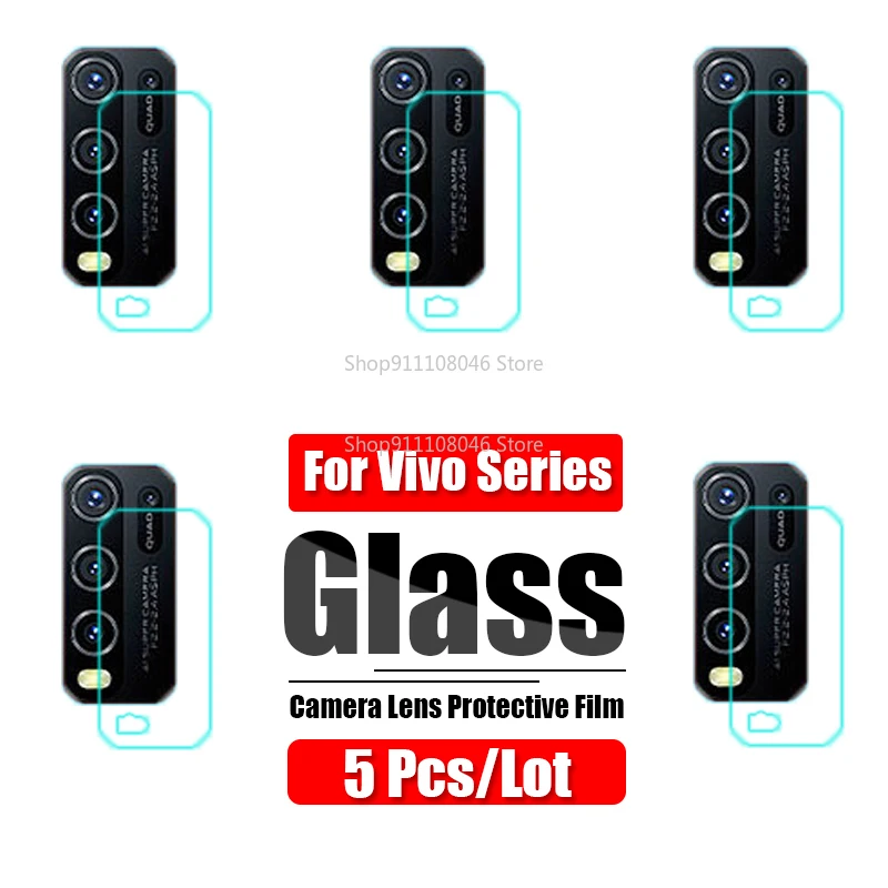 

5 Pcs Camera Protectors Glas For Vivo Y31 Y50 Y30 Camera Len Protective Glass On For Vivo Y12 2019 Y11 Y17 Clear Protection Film