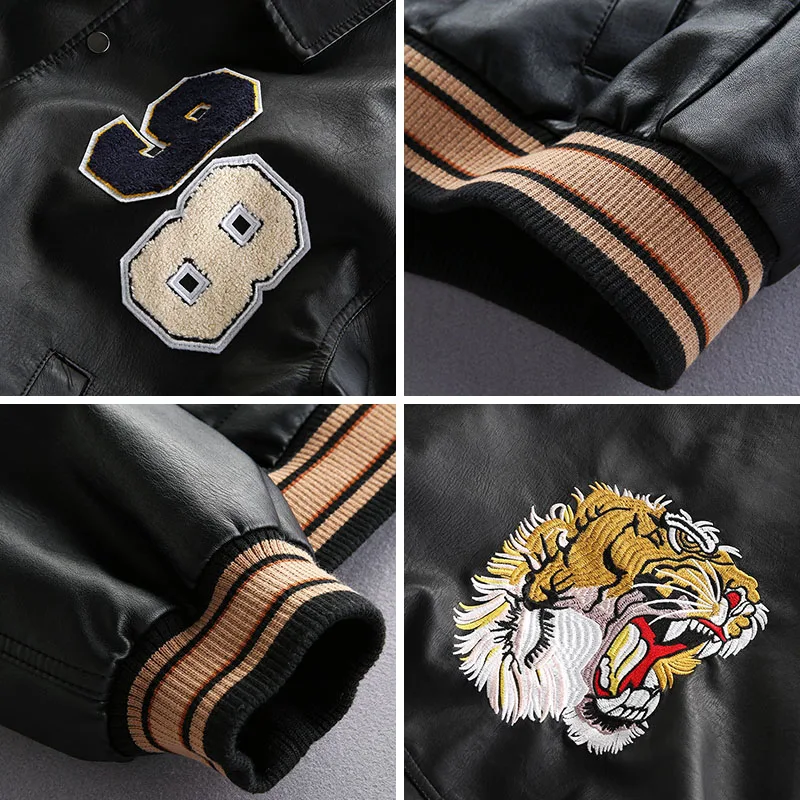 Осень-зима Новый Классический бренд Мужская куртка-бомбер Босоножки из