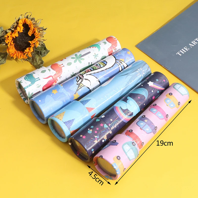 

1PC Interactive Logical Rotating Cartoon Children Kaleidoscope Magic Classic Educational Toys for Kids Imaginative