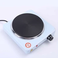 Single Burner Hot PlateCountertop Coiled  Electric Hot Burner Temperature Controls  Power Indicator Lights Easy Clean 1000   