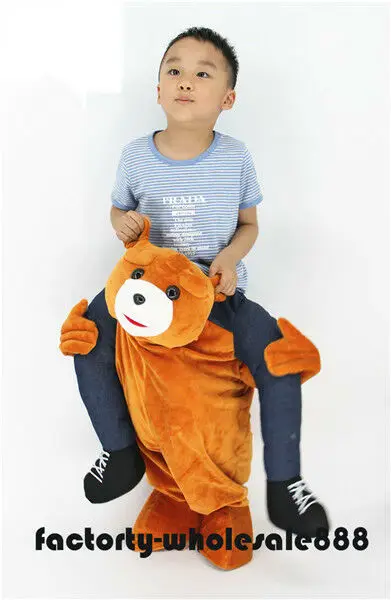 Костюм талисмана с изображением коричневого медведя поросенка маскарадный