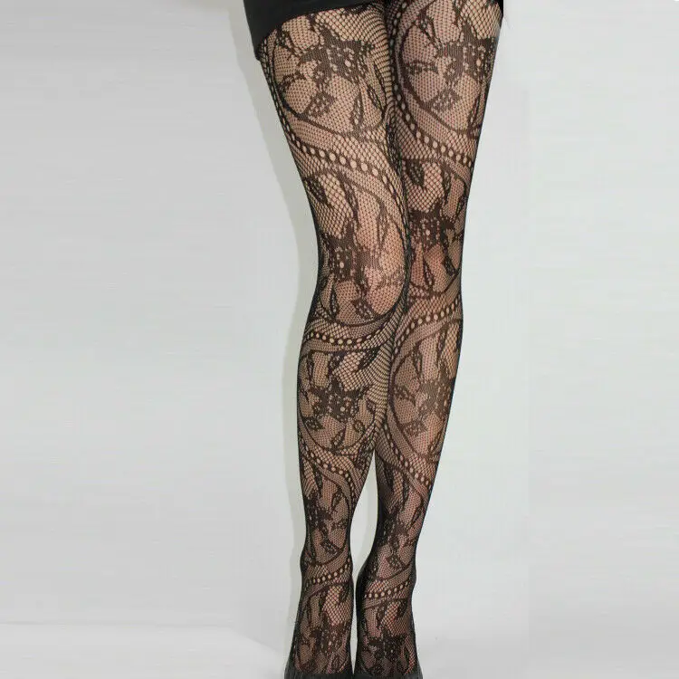 Sexy Women Tights Skinny Black Fishnet Stockings Lady Net Pattern Hoise Hosiery Pantyhose | Женская одежда