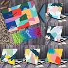 Твердый пластиковый чехол для клавиатуры, с цветным принтом, для MacBook Air Pro, Retina 11, 12, 13, 15, 16 дюймов, 2020 A2337, A2179, A2338