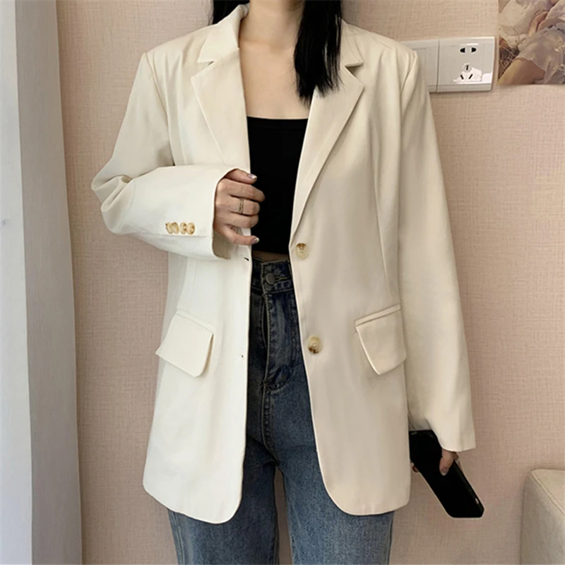 White Small Suit Jacket for Women Spring and Autumn New Small Temperament Early Autumn Women's Wear Casual Suit Top