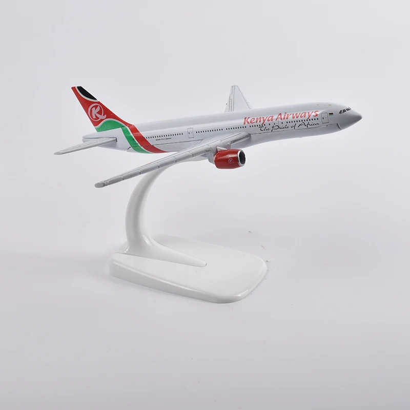 

JASON TUTU 16cm Kenya Airways Boeing 777 Airplane Model Plane Model Aircraft Diecast Metal 1/400 Scale Planes Dropshipping