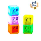 Электронные цифровые часы, светодиодный Будильник, многофункциональные детские светодиодные меняющиеся светящиеся домашние портативные часы, украшение стола