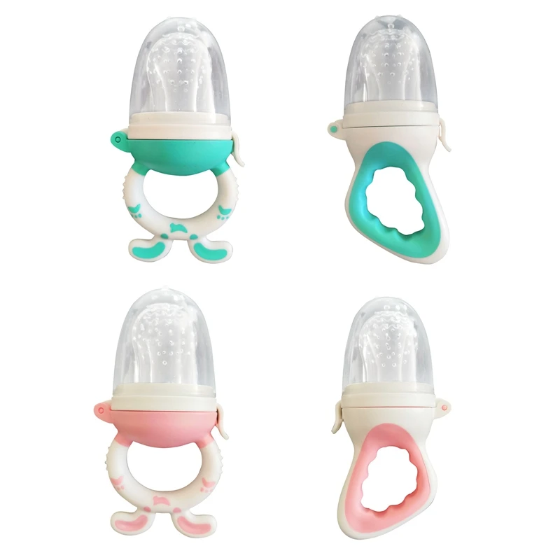 Baby Nipple Fresh Food Silicone Baby Pacifiers Feeder Kids Fruit Feeding Nipple Safe Supplies Nipple Teat Pacifier Bottles