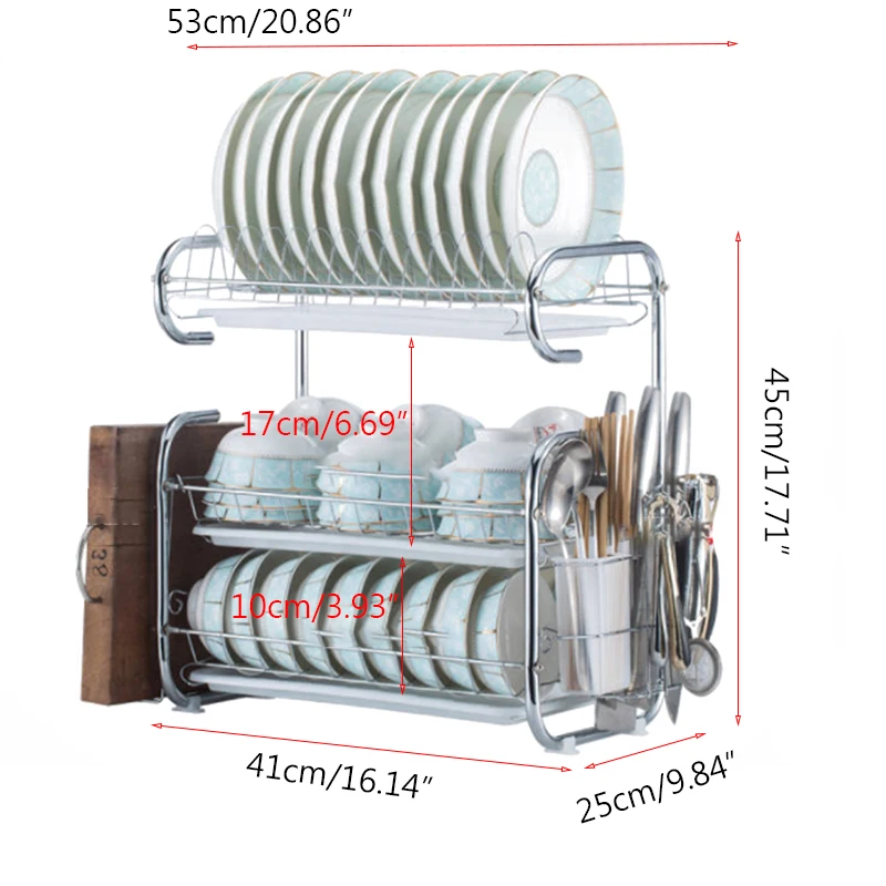 Кухонный стеллаж из нержавеющей стали кухонная стойка для хранения кухонный