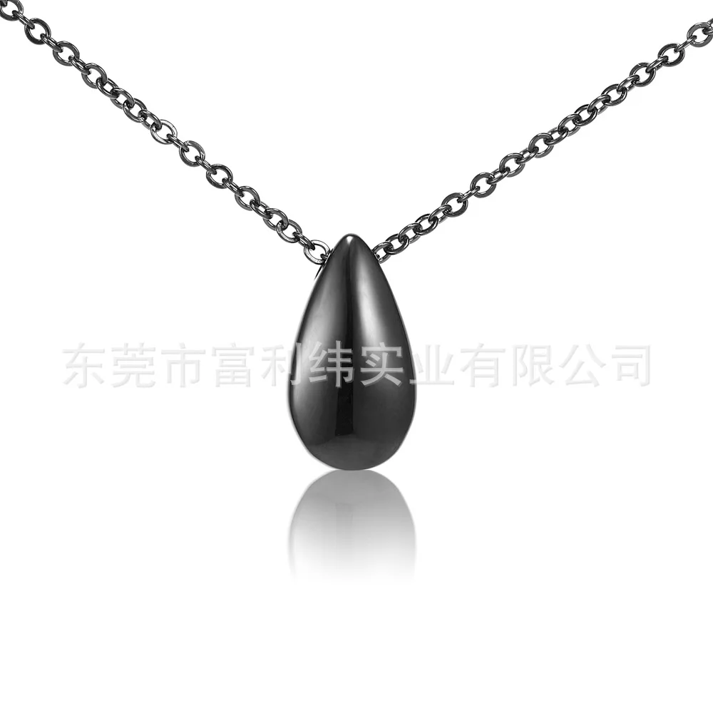 

Wholesale and Retail Stainless Steel Water drop Shape Cremation Necklace Ashes holder Memorial Urn Pendant Unisex Jewelry