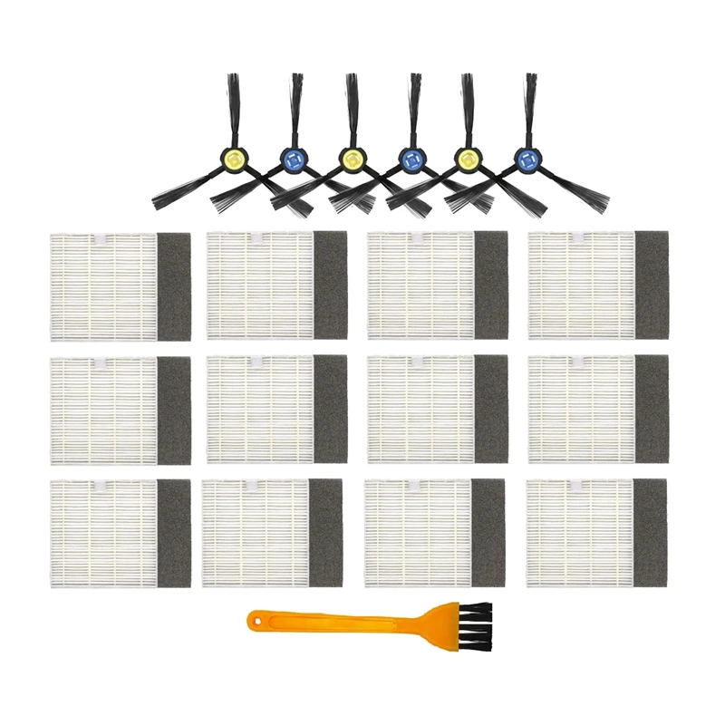 

Robot Vacuum Cleaner HEPA Filter Side Brush for Ilife V8 V8S X750 A7 X800 X785 V80 Robot