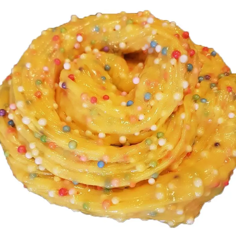 11 цветов 60 мл радужные пушистые Хрустящие бусины из пеноматериала хрустальные