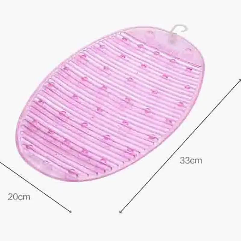 Складная доска для белья конфетного цвета Силиконовая Овальная мини-мочалка