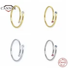 Автоклав 925 стерлингового серебра творческая личность простое кольцо для женщин, много цветов, чешские циркониевые Мини женские кольца ювелирные изделия anillos