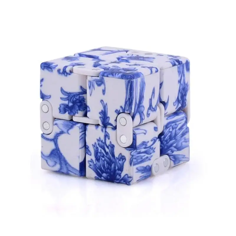 

Mini Fidget Finger Toy Infinity Square Fidget Toy Lightweight Easy to Carry Decompression Toy for Anxiety Disorder Autism