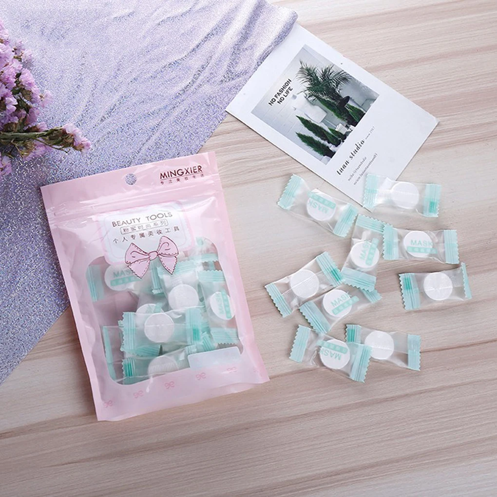 

Big sale Facial Non-woven Compressed Masque Disposable Wrapped Masks Sheets Tablets for DIY Skin Care Makeup Face Beauty Tool