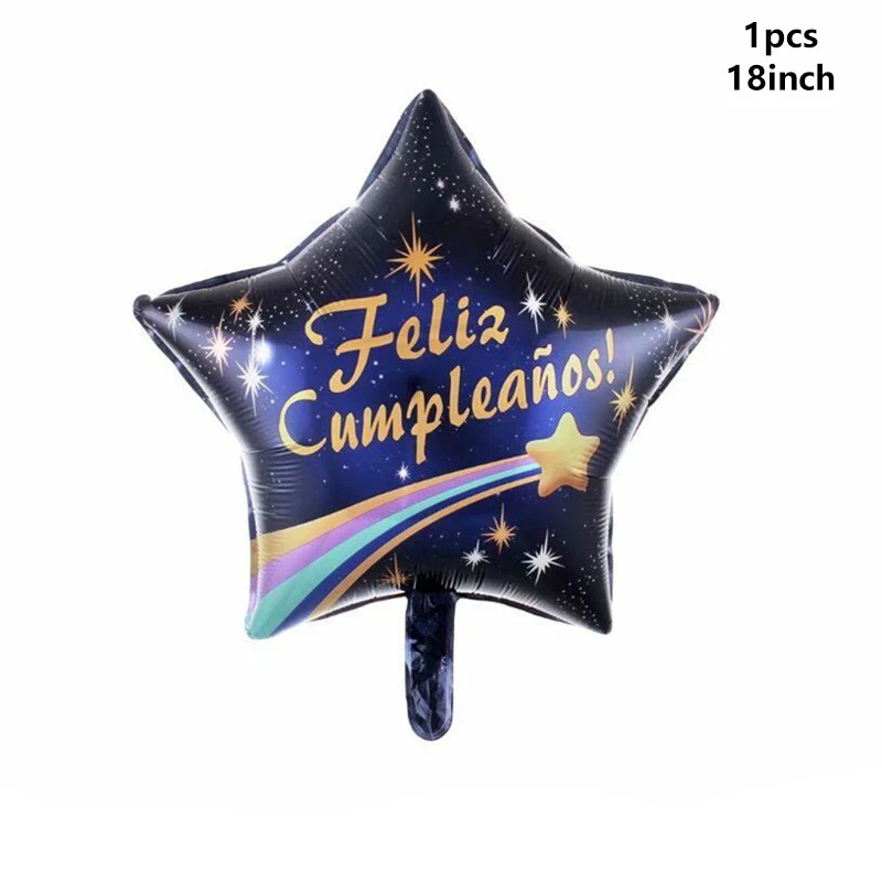 1 шт. фелиз cumpleanyo фольгированный шар для свадебной вечеринки украшения с днем