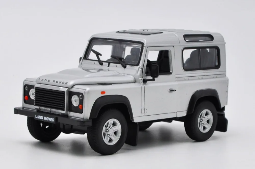 Welly 1/124 1:24 Land Rover Defender внедорожник автомобиль литья под давлением дисплей Модель игрушки на день рождения для детей мальчиков и девочек