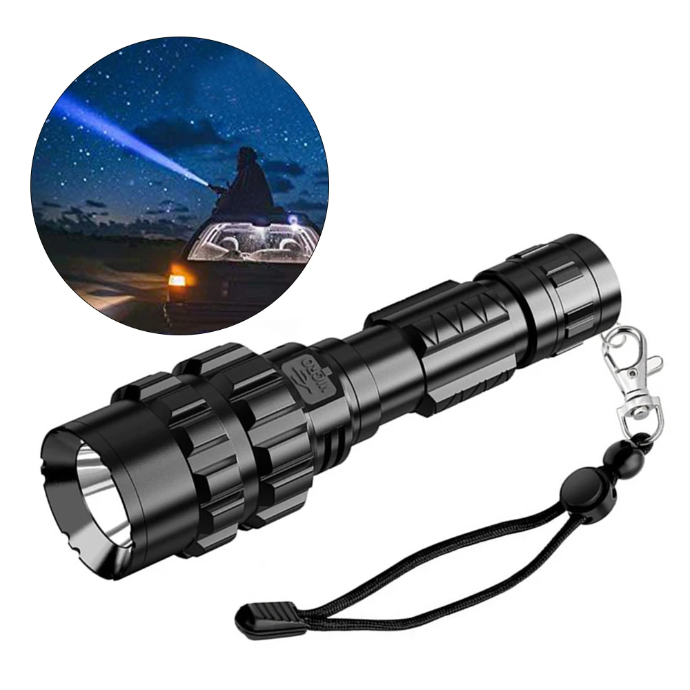

LED Highlight Flashlight Aluminum Alloy L2USB Tactical Rechargeable Flashlight 5 Modes 18650 Flashlight For Camping And Hunting