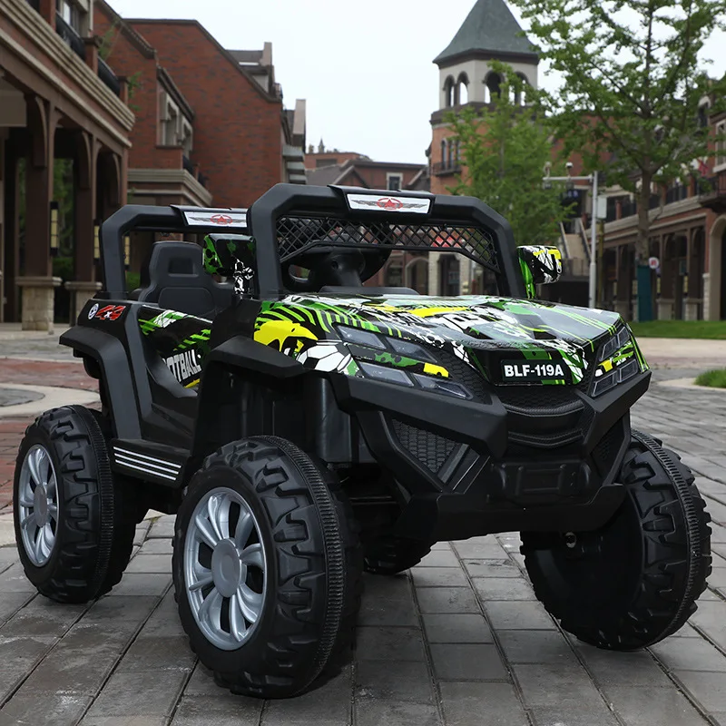 Детский электромобиль четырехколесный привод мальчик и девочка дистанционное