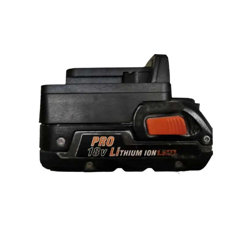 

Lithium Machine 18v Lithium Battery Adapter To Milwaukee M18 Tool For Ridgid / AEG Li-ion Battery On AEG RIDGID