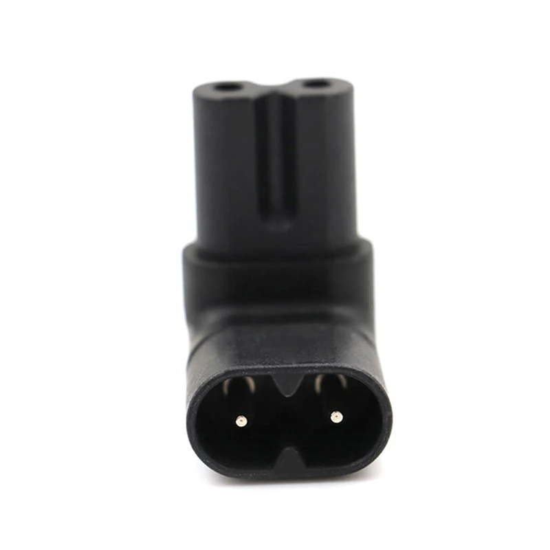Figure 8 IEC 320 IEC320 iec C7 to C8 90 Degree Left Right Angled AC Power Adapter for Laptop notebook Male Female Extension hot |