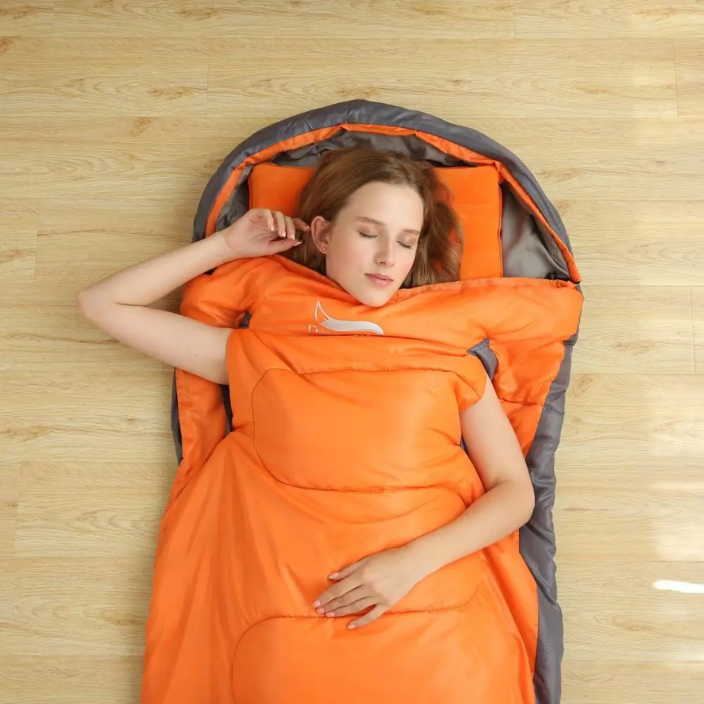 Удобный спальный мешок для прогулок спальные мешки с Openable отверстиями легкий и