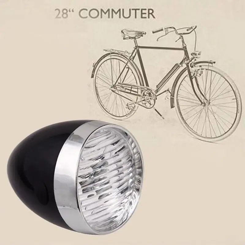 GloryStar Bicycle Front Lights 3 LED Vintage Headlamp Flashlight for Night Cycling | Спорт и развлечения