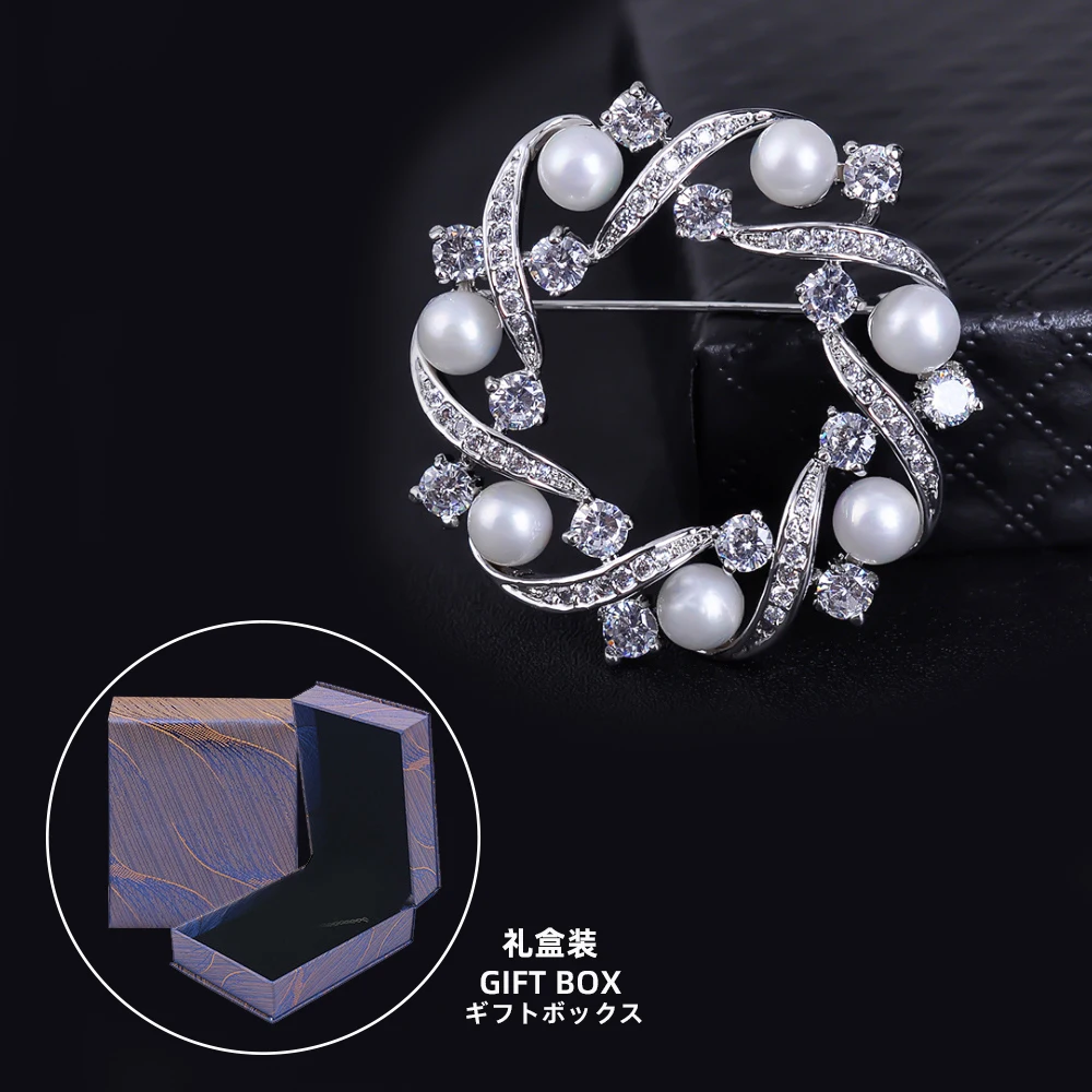 

Brooch Pin Rhinestone Fashion Personality Women Ladies Girlfriend Gift