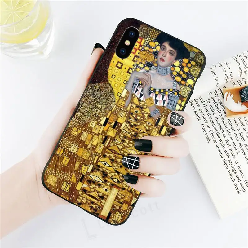 

Kiss by Gustav Gustav Klimt kiss Phone Cases for iPhone 11 12 pro XS MAX 8 7 6 6S Plus X 5S SE 2020 XR