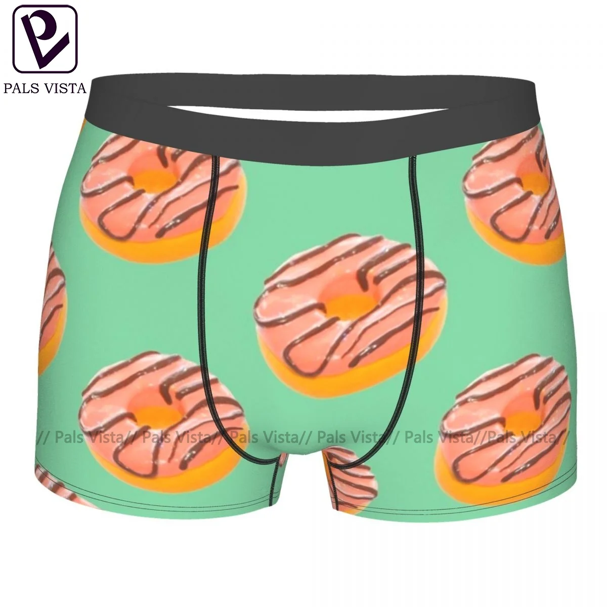 

Трусы-боксеры из полиэстера с принтом в виде пончиков